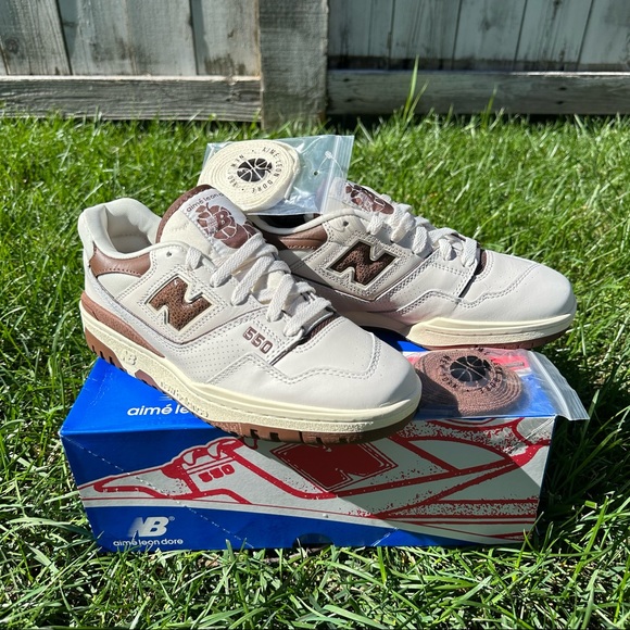 BRAND NEW. DEADSTOCK. NEW BALANCE 550 x AIME LEON DORE (ALD) BROWN 2022 - Picture 1 of 7